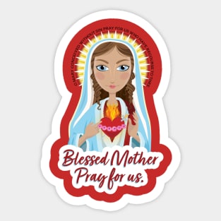 Blessed Mother Sticker